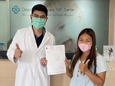 卵巢早衰試管連續(xù)失敗五次的周女士，泰國(guó)DHC三代試管一次喜懷男寶！