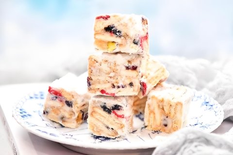 雪花酥怎么做不甜膩而且松軟？雪花酥的做法和配方